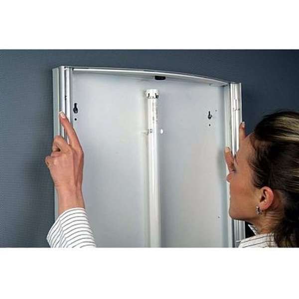 LED Convex Lysramme Enkeltsidet