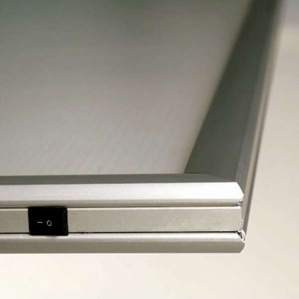 LED Lysramme Dobbeltsidet, Vertikal