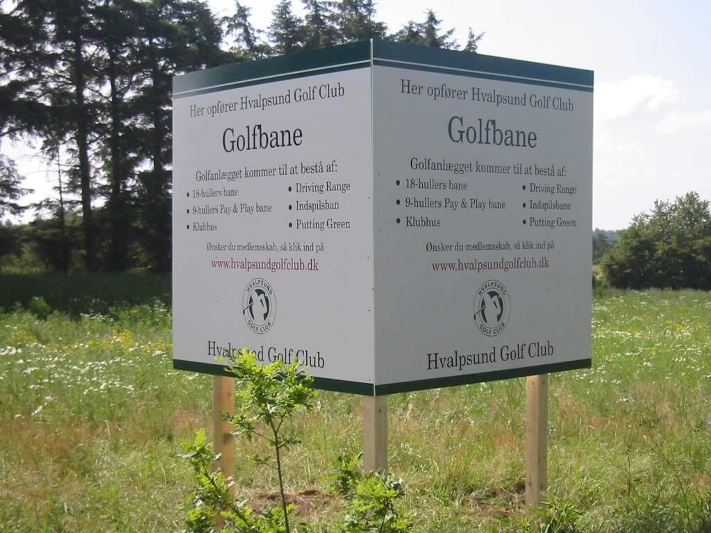 Byggepladsskilt i eget mål og print