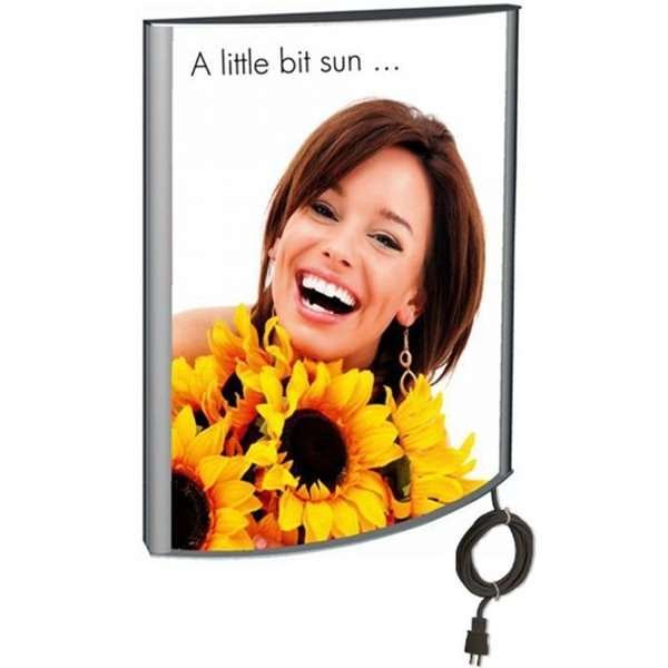 LED Convex Lysramme Enkeltsidet