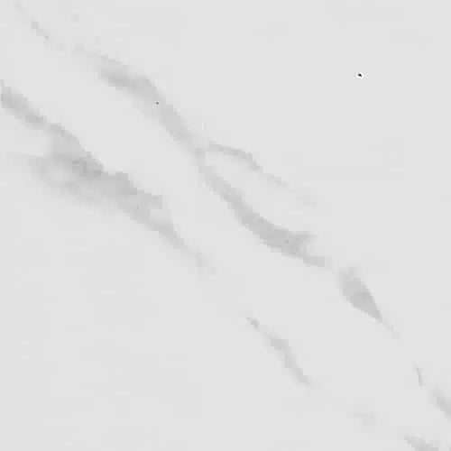 Blødt mat stenmønster med grå årer på hvid baggrund, glat overflade.