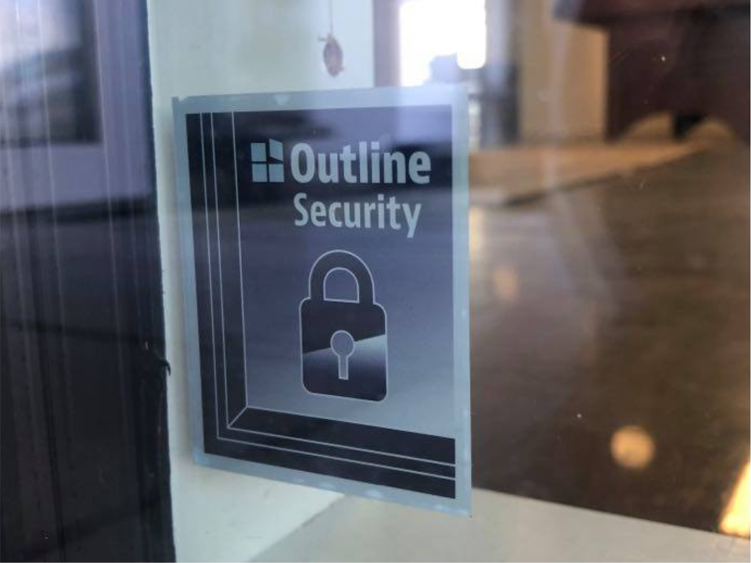 Alarm klistermærker (dobbeltsidet)