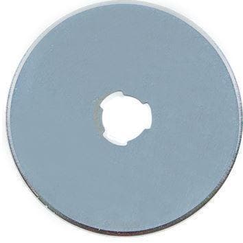 Rundt rotationsblad med skarp kant og centralt monteringshul til skæreværktøj.