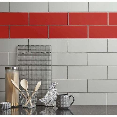 Flise folie - 031 Rød - Liseborg