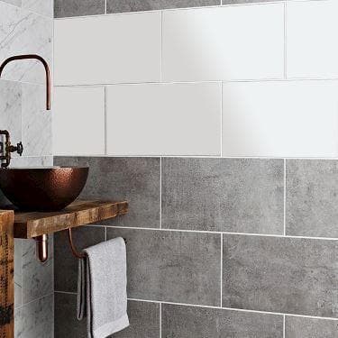 badeværelsesfliser - hvid 010 - signcom