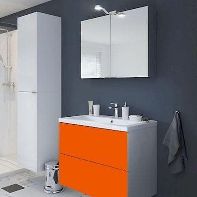 folie til badeværelsesmøbler - 035 orange - signcom